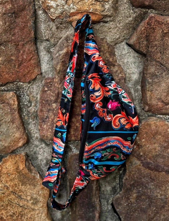 Printed Moon Bag
