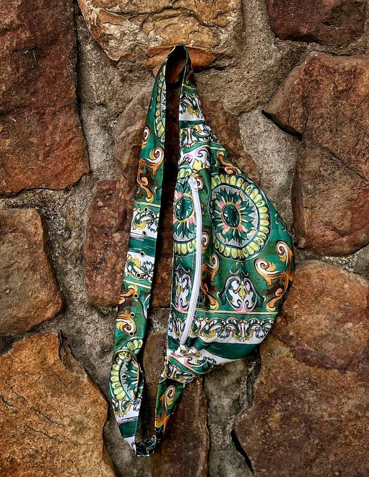 Printed Moon Bag